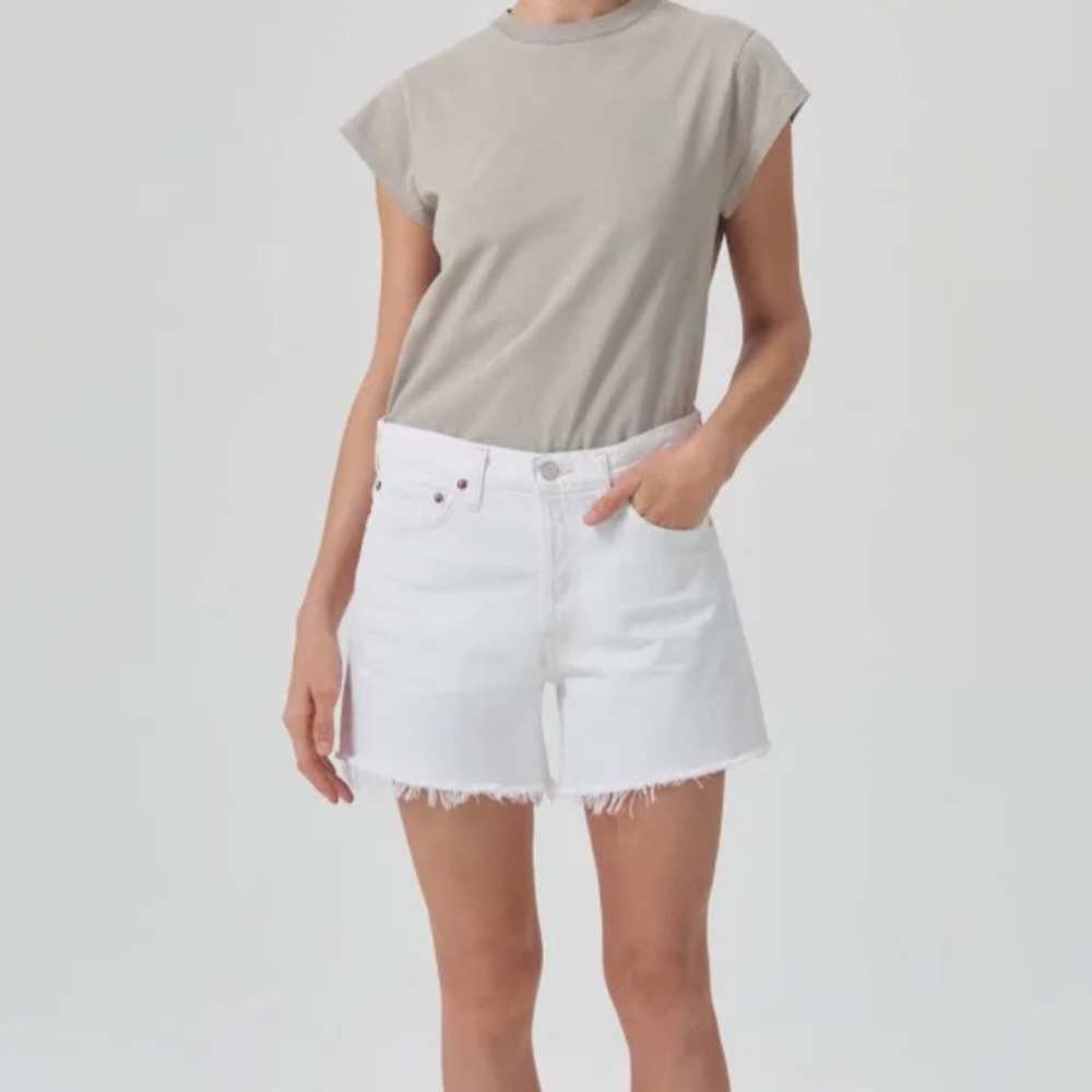 Agolde Parker Long White